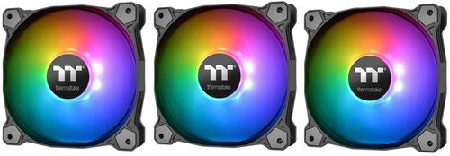 Kit Ventilatoare Thermaltake Pure Plus, LED RGB, 120 mm, 3Buc.