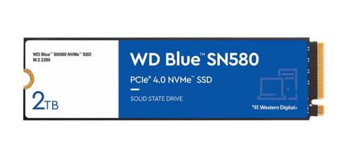 SSD Western Digital Blue SN580, 2TB, M.2, PCIe Gen4 x4, NVMe 1.4b