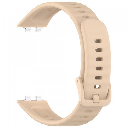 Curea Techsuit W082 pentru Huawei Band 11 / 11 Pro, Bej