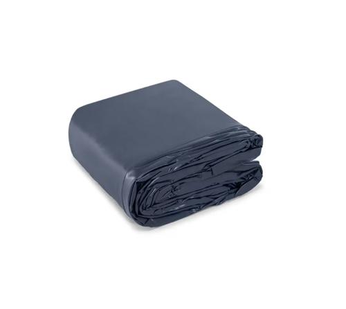 Prelata rectangulara pentru piscina Intex 28039, 450x220xH20 cm, PVC, bleumarin