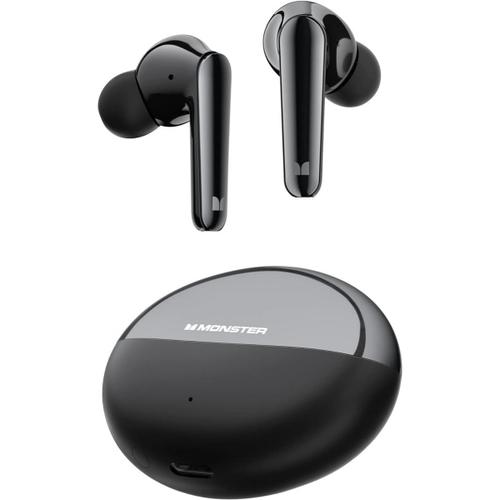 Handsfree Bluetooth Monster N-Lite 203 AirLinks, TWS, Negru