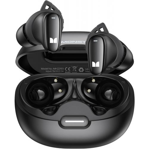 Casti True Wireless Monster N-Lite 206, Bluetooth, Negru