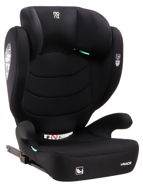 Scaun auto Moni i-Race, IsoFix, i-Size, 100-150 cm, Negru