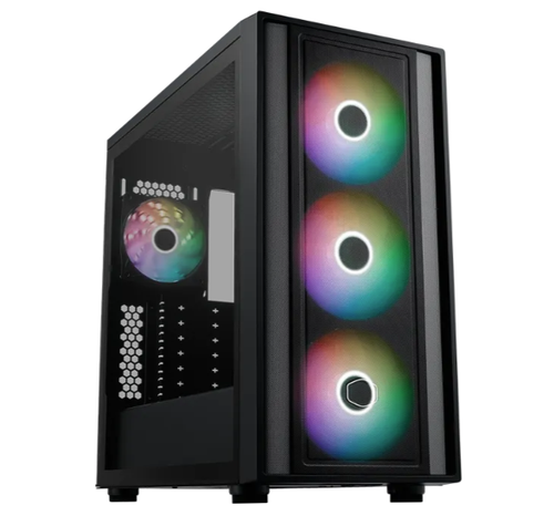 Carcasa CoolerMaster MasterBox 600, Middle Tower, Fara sursa (Negru)