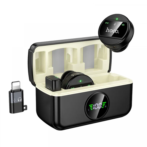 Lavaliera HOCO L22, USB-C / Lightning, Set 2 bucati, Negru 1 Lavaliera HOCO L22, USB-C / Lightning, Set 2 bucati, Negru