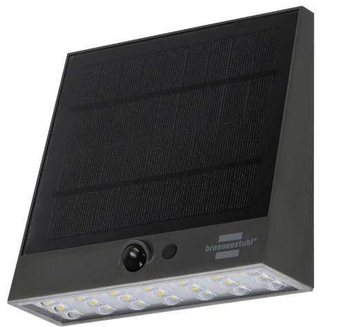 Lampa solara LED Brennenstuhl Solar SOL 1000 Plana, 3.9W, 4000K (Negru)