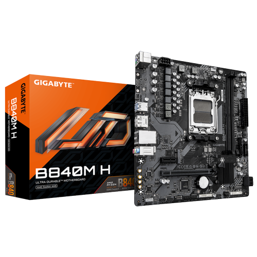 Placa de baza GIGABYTE B840M H, AMD B840, Socket AM5, mATX