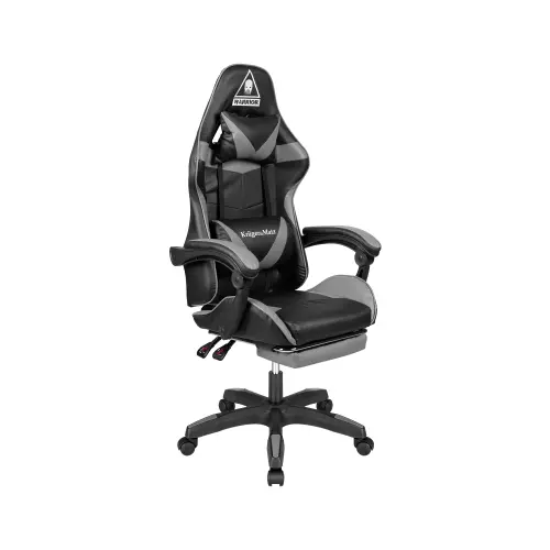 Scaun Gaming Kruger&Matz Warrior GX-150, reglabil (Negru/Gri) 1 Scaun Gaming Kruger&Matz Warrior GX-150, reglabil (Negru/Gri)