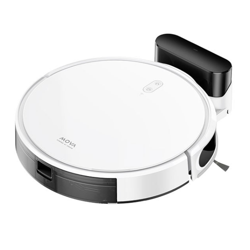 Robot de aspirare cu mop Mova M1 RPM1GA, mop rotativ, 4500Pa, rezervor praf 0.3l, rezervor apa 0.22l, baterie 2600mAh, autonomie pana la 150 minute (Alb)