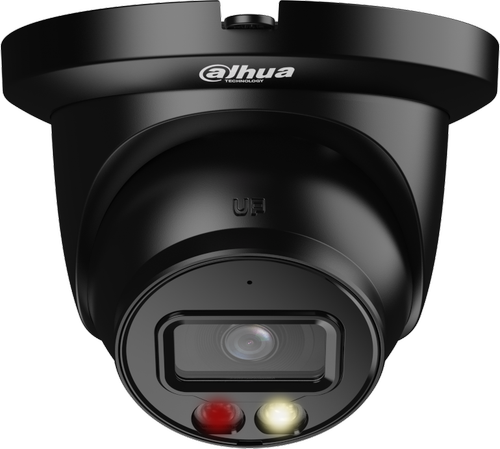 Camera de supraveghere video exterior Dahua IPC-HDW2849TM-S-IL-0280B-BLACK Dome IP, WizSense, Smart Dual Light, 8MP, IR 30m,2.8 mm, PoE