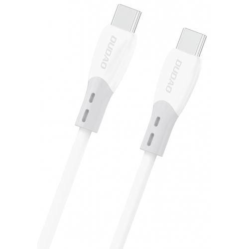 Cablu Date si Incarcare USB-C - USB-C Dudao L25SC, 60W, 2m, Alb