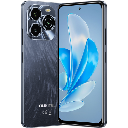 Telefon Mobil Oukitel C65, Procesor Octa-Core Unisoc Tiger T606, Ecran IPS LCD touchscreen 6.7inch, 4GB RAM, 128GB Flash, Camera 50MP, Wi-Fi, 4G, Dual Sim, Android (Albastru)