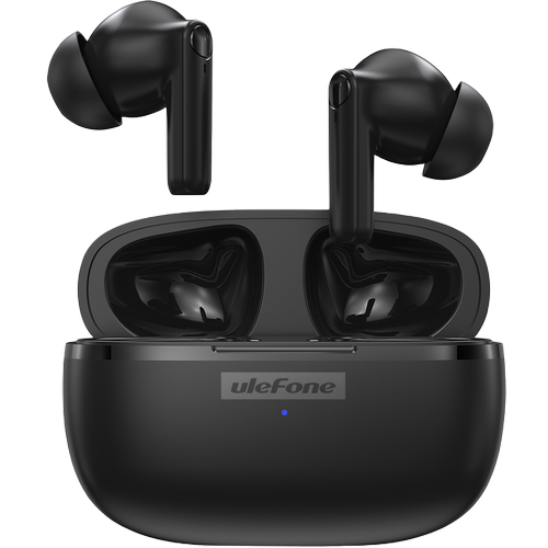 Casti True Wireless Ulefone Buds, Bluetooth 5.1, Microfon, IPX4 (Negru) 1 Casti True Wireless Ulefone Buds, Bluetooth 5.1, Microfon, IPX4 (Negru)