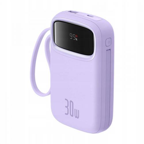 Baterie Externa Baseus Qpow2, 10000mAh, 30W, QC + PD, 1 x USB-A - 3 x USB-C, P10055008513-00 (Mov) 1 Baterie Externa Baseus Qpow2, 10000mAh, 30W, QC + PD, 1 x USB-A - 3 x USB-C, P10055008513-00 (Mov)