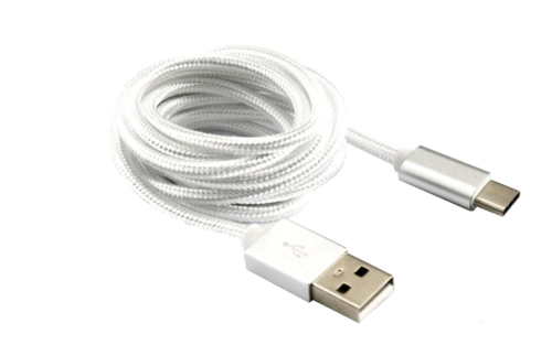 Cablu de date Sbox Fuity USB - Type C, Alb 1 Cablu de date Sbox Fuity USB - Type C, Alb