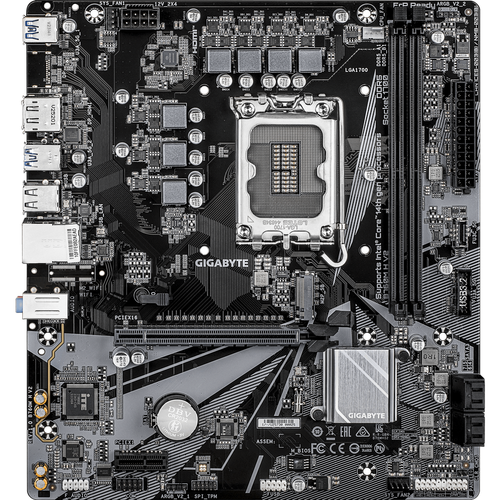 Placa de baza GIGABYTE B760M H V2, Intel B760, LGA 1700, mATX