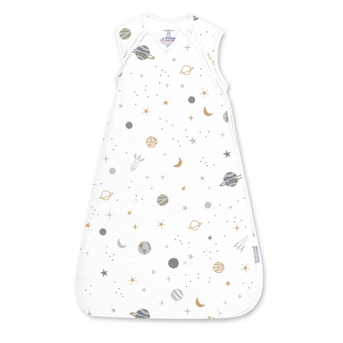 Sac de dormit Ingenuity Swaddle Me Night Sack Sleeper Sunset Space, 3-18 luni, bumbac, Alb 1 Sac de dormit Ingenuity Swaddle Me Night Sack Sleeper Sunset Space, 3-18 luni, bumbac, Alb