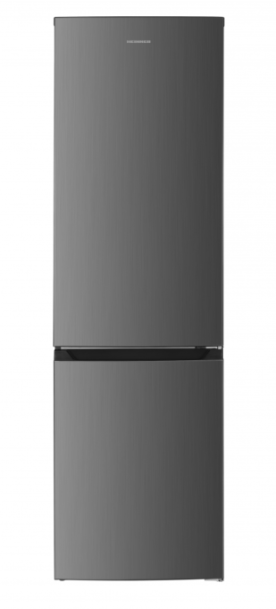 Combina frigorifica HEINNER HCNF-HM253INVXE++, 253 l, Clasa E, No Frost, Compresor Inverter, Control electronic, Lumina LED, Usi reversibile, H 181 cm (Inox)
