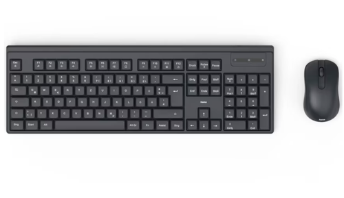 Kit mouse si tastatura Hama WKM-100, Wireless (Negru) 1 Kit mouse si tastatura Hama WKM-100, Wireless (Negru)