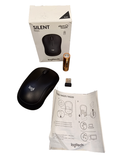Mouse Logitech Optic Wireless B220 Silent (Negru) 1 Mouse Logitech Optic Wireless B220 Silent (Negru)