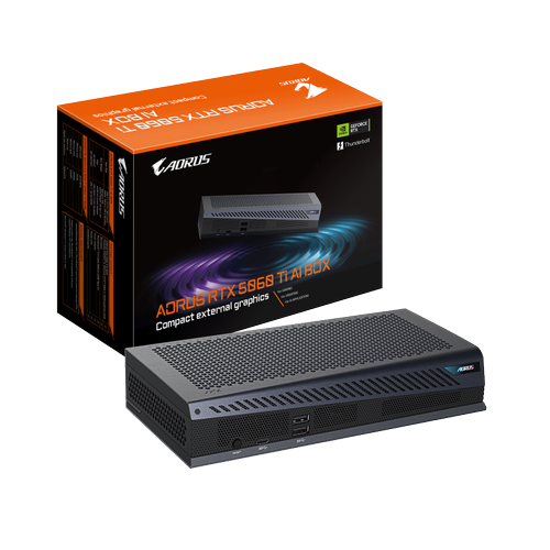 Placa video GIGABYTE AORUS GeForce RTX 5060 Ti AI BOX 16GB GDDR7