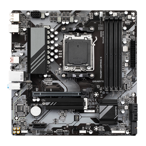 Placa de baza Gigabyte A620M GAMING X, AM5, 4x DDR5, 1x DisplayPort, 1x HDMI, 1x PCIe x16, 1x PCIe x1, 1x M.2, 4x SATA 6Gbps, mATX