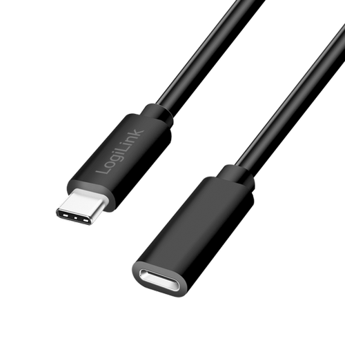 Cablu alimentare si date LOGILINK CU0212, USB 2.0, USB Type-C (T) la USB Type-C (M), 3m, PD 60W, 2 x ecranat, plastic, Negru