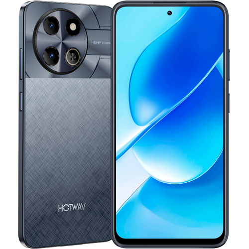 Telefon Mobil Hotwav Note 18 GT, Procesor Unisoc T7250 Octa-Core, Ecran IPS LCD 7.2inch, 8GB RAM, 256GB Flash, Camera 48 MP, Wi-Fi, 4G, Dual Sim, Android (Negru)