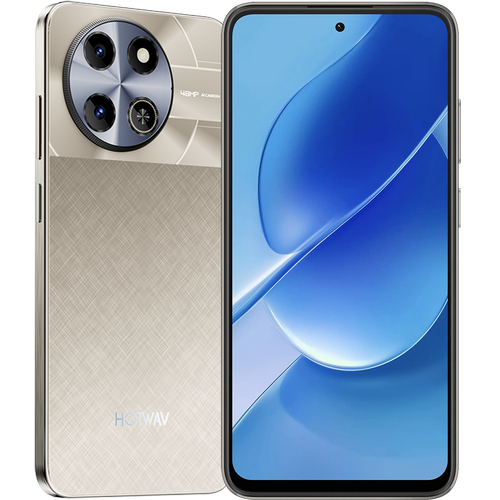 Telefon Mobil Hotwav Note 18 GT, Procesor Unisoc T7250 Octa-Core, Ecran IPS LCD 7.2inch, 8GB RAM, 256GB Flash, Camera 48 MP, Wi-Fi, 4G, Dual Sim, Android (Auriu)