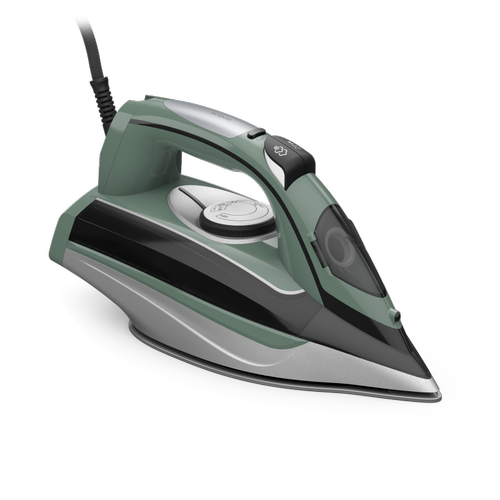 Fier de calcat cu iPump Tesla IR600BGP, 3000 W, Senzor maner, Rezervor 400 ml, Autocuratare (Verde)