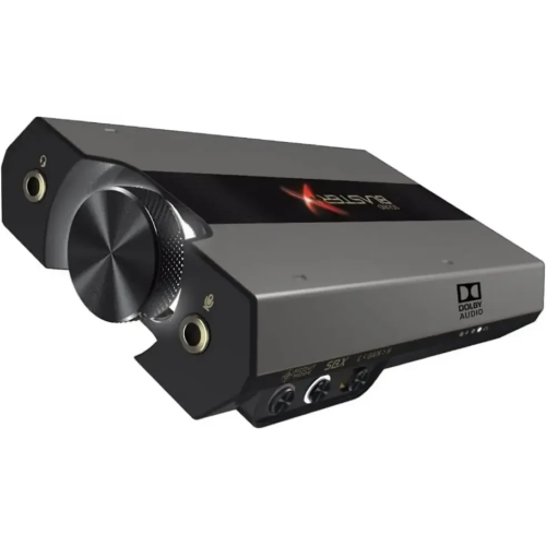 Placa de sunet Creative Sound BlasterX G6, USB-C, Negru