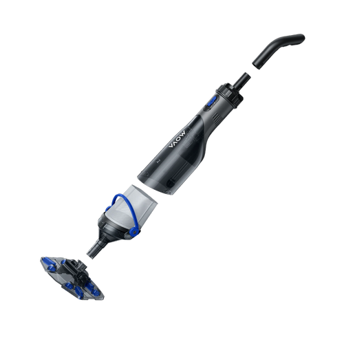 Aspirator vertical de pisina MOVA V10 Handler PCT403T, 4200 LPH, Autonomie 60 minute, Maner 3m, Recipient gunoi 1.8L, IPX8 (Gri)