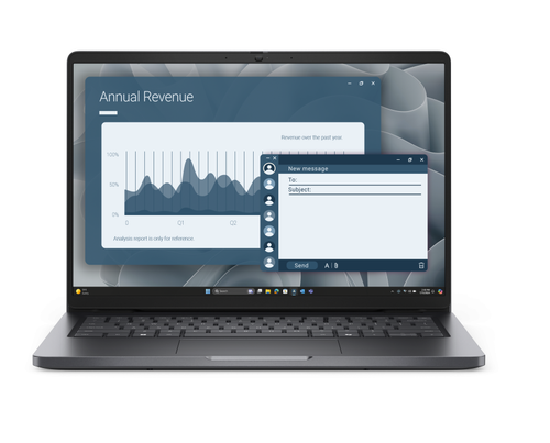 Laptop Dell Pro 14 PC14255 (Procesor AMD Ryzen 5 220 (16M Cache, up to 4.9 GHz), 14inch FHD+, 16GB DDR5, 512GB SSD, AMD Radeon 740M, Windows 11 Pro, Negru/Gri)