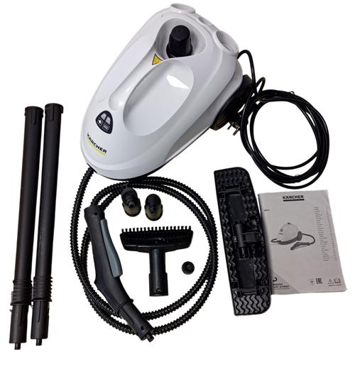 Aparat de curatat cu aburi Karcher KST 2, 1.512-601.0, 1500 W, 75mp, 3.2 bar, timp incalzire 6.5 min (Alb/Negru) 1 Aparat de curatat cu aburi Karcher KST 2, 1.512-601.0, 1500 W, 75mp, 3.2 bar, timp incalzire 6.5 min (Alb/Negru)