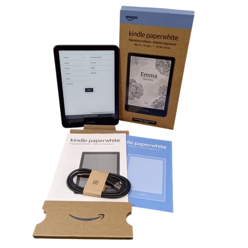 eBook Reader Amazon Kindle Paperwhite Signature Edition 2024 (12th Gen), 32 GB, Display 7inch, Wi-Fi, USB-C, IPX8 (Negru) 1 eBook Reader Amazon Kindle Paperwhite Signature Edition 2024 (12th Gen), 32 GB, Display 7inch, Wi-Fi, USB-C, IPX8 (Negru)