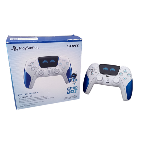 Controller Wireless Sony DualSense pentru PlayStation 5 ASTRO BOT Joyful Limited Edition (Alb/Albastru) 1 Controller Wireless Sony DualSense pentru PlayStation 5 ASTRO BOT Joyful Limited Edition (Alb/Albastru)