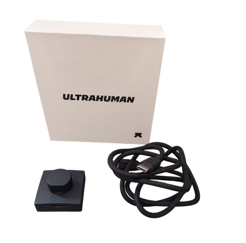 Incarcator tip dock pentru inel Ultrahuman Ring Air, Marimea 10 (Negru)