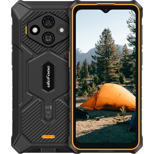 Telefon Mobil Ulefone RugKing 3 Pro, Procesor Unisoc T7250 Octa‑Core, IPS LCD touchscreen 6.56inch, 8GB RAM, 128GB Flash, Camera Duala 48 + 2 MP, Wi-Fi, 4G, Dual Sim, Android (Negru/Portocaliu)