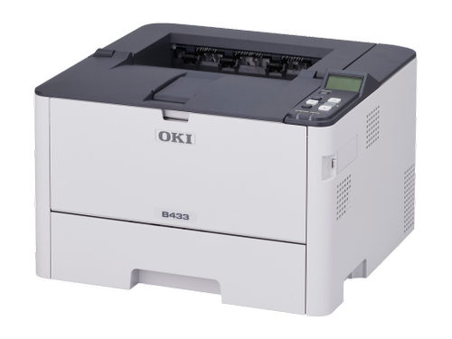 Imprimanta laser alb-negru OKI B433dn, A4, 40 ppm, USB, Retea