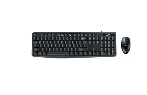 Kit Genius G-31330006401, tastatura, USB + mouse, USB, Optic (Negru)