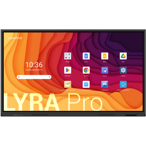 Display interactiv Newline Seria 23QA TT-7523QA, 75inch, 3840x2160pixeli, Negru