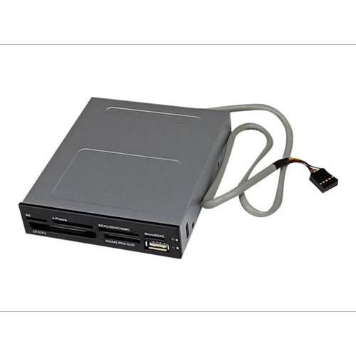 Card reader, StarTech, USB 2.0, Negru