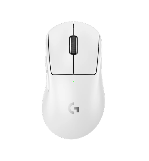 Mouse Gaming Logitech PRO X SUPERLIGHT 2 DEX, LIGHTSPEED Wireless, USB, Senzor HERO 2, 44000 DPI, Autonomie 95 ore (Alb)