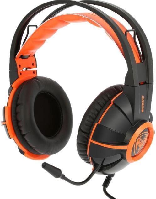 Casti Gaming Somic G905 (Negru-Portocaliu) 1 Casti Gaming Somic G905 (Negru-Portocaliu)
