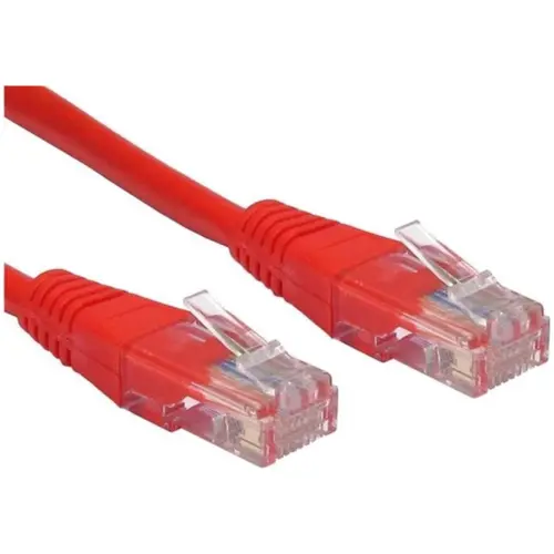 Cablu UTP SPACER SP-PT-CAT5-3M-R, Cat5e, cupru-aluminiu, 3 m, rosu, AWG26 1 Cablu UTP SPACER SP-PT-CAT5-3M-R, Cat5e, cupru-aluminiu, 3 m, rosu, AWG26